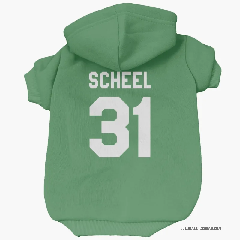 Adam Scheel  Green Colorado Avalanche  Cat & Dog Pet Hoodie