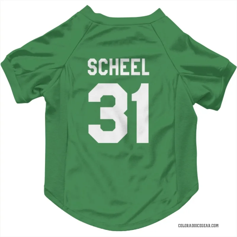 Adam Scheel  Green Colorado Avalanche  Cat & Dog Pet Jersey
