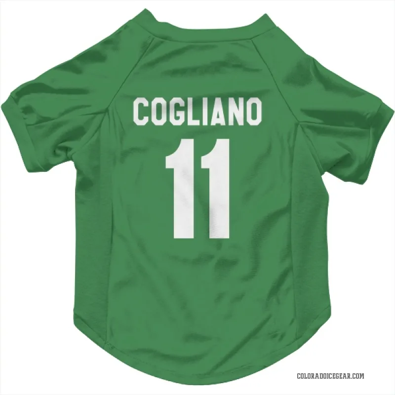Andrew Cogliano  Green Colorado Avalanche  Cat & Dog Pet Jersey