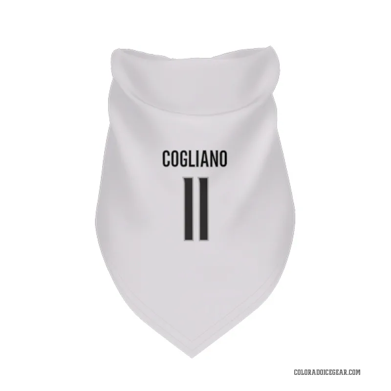 Andrew Cogliano  White Colorado Avalanche  Cat & Dog Pet Bandana