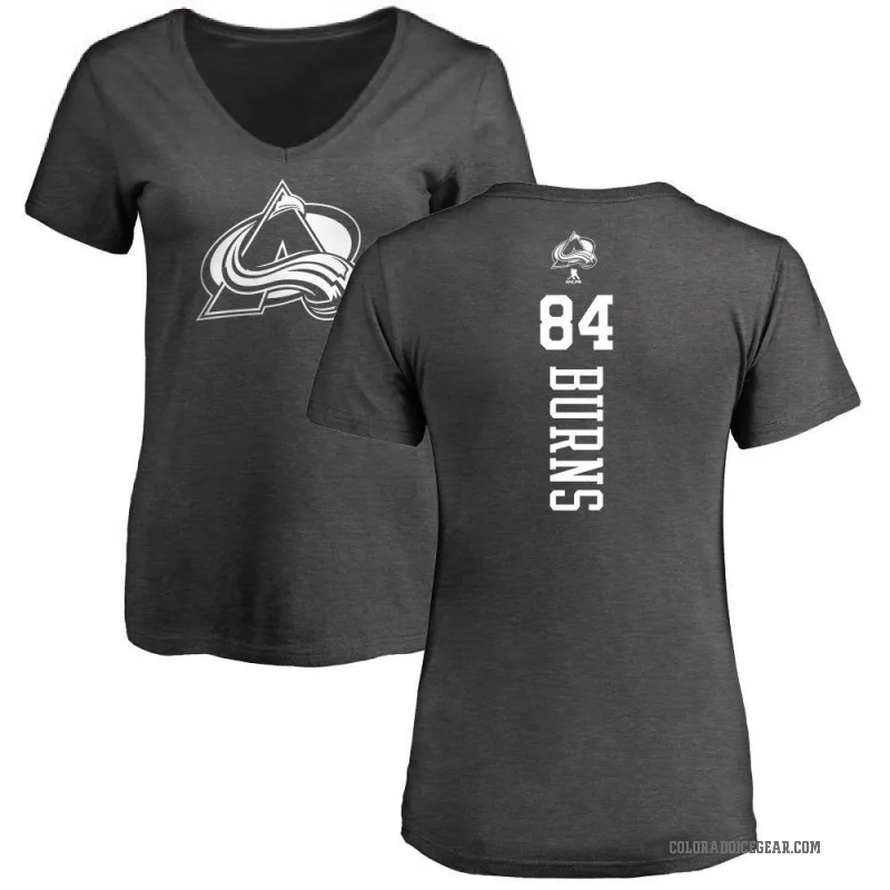 Brent Burns Women's Charcoal Colorado Avalanche One Color Backer T-Shirt -