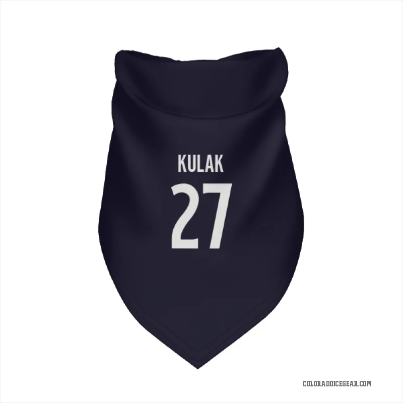 Brett Kulak  Navy Colorado Avalanche  Cat & Dog Pet Bandana