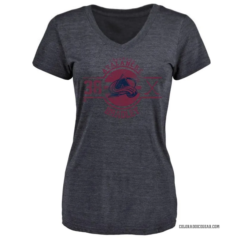 Chase Bradley Women's Navy Colorado Avalanche Insignia T-Shirt -