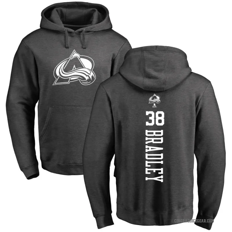 Chase Bradley Youth Charcoal Colorado Avalanche Branded One Color Backer Pullover Hoodie