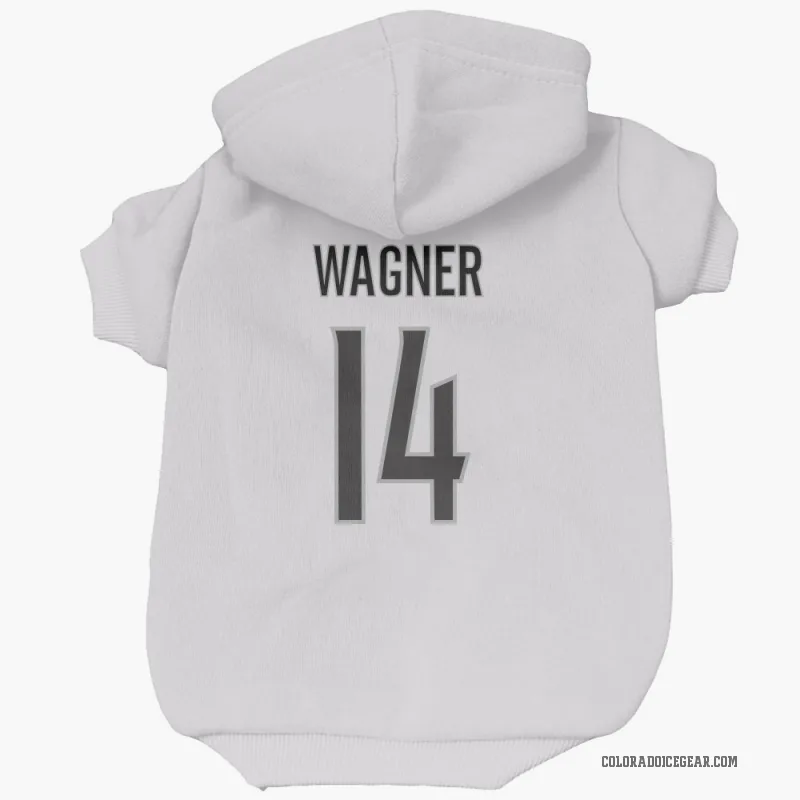 Chris Wagner  White Colorado Avalanche  Cat & Dog Pet Hoodie