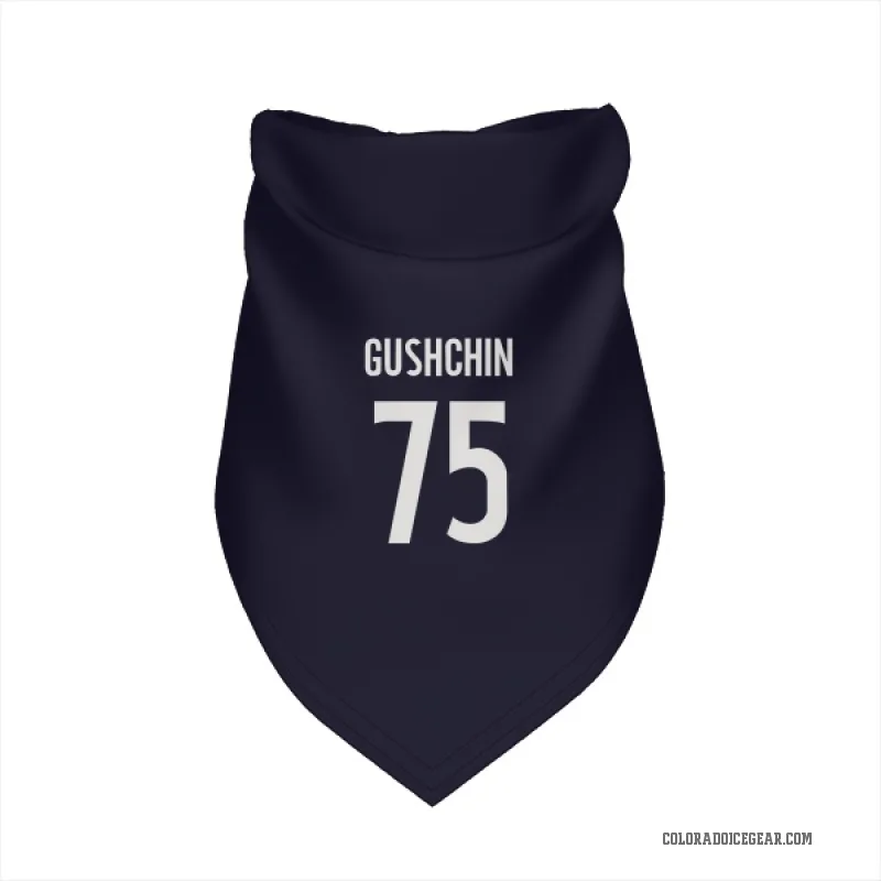 Danil Gushchin  Navy Colorado Avalanche  Cat & Dog Pet Bandana