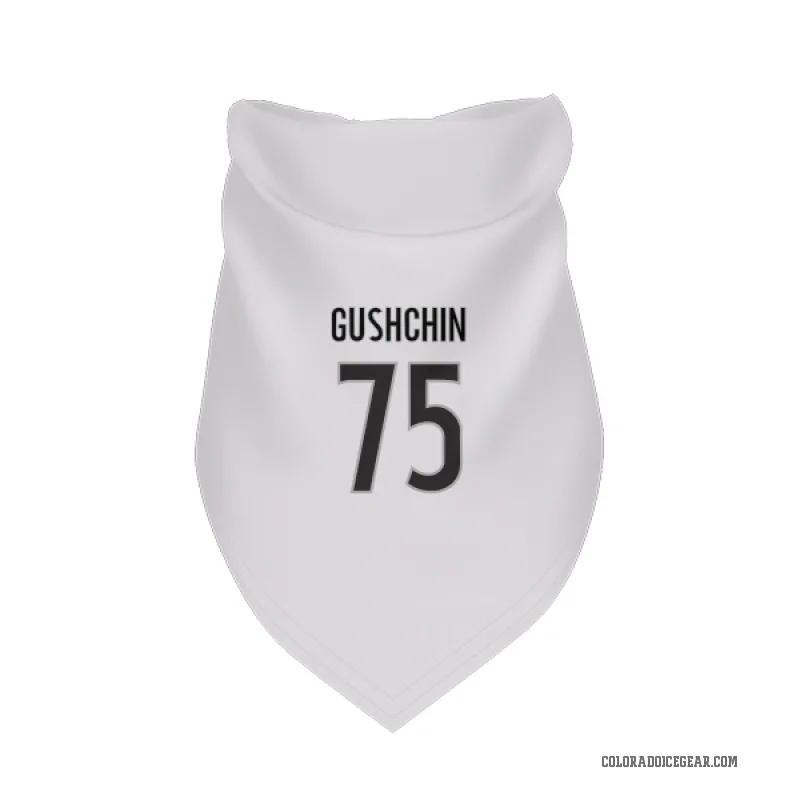 Danil Gushchin  White Colorado Avalanche  Cat & Dog Pet Bandana