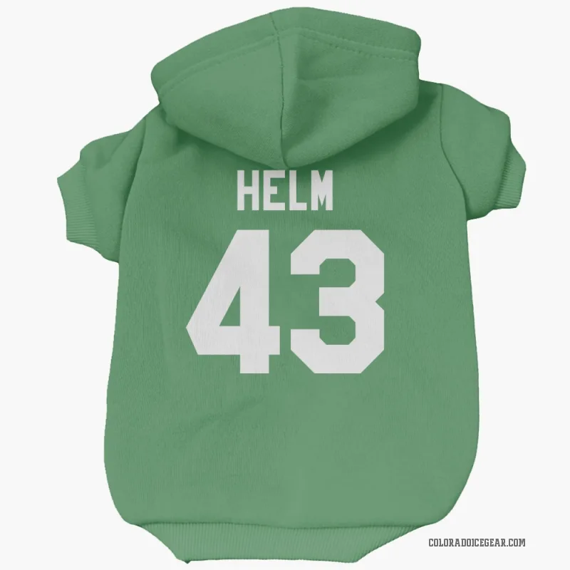Darren Helm  Green Colorado Avalanche  Cat & Dog Pet Hoodie
