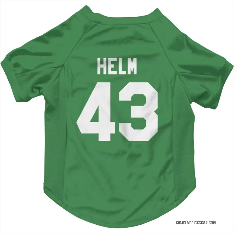 Darren Helm  Green Colorado Avalanche  Cat & Dog Pet Jersey