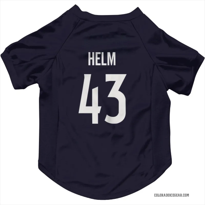 Darren Helm  Navy Colorado Avalanche  Cat & Dog Pet Jersey