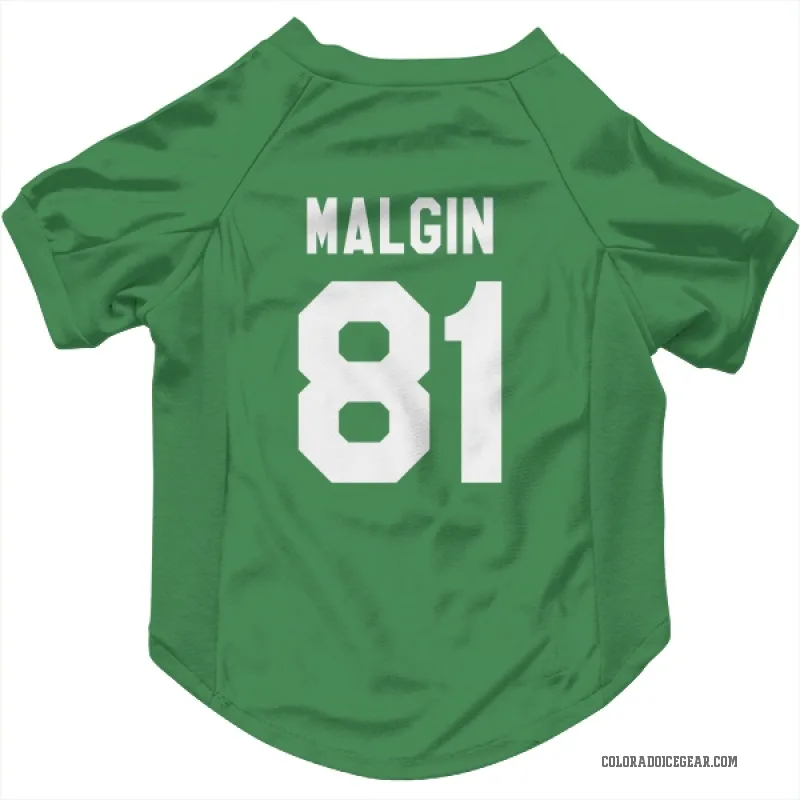 Denis Malgin  Green Colorado Avalanche  Cat & Dog Pet Jersey