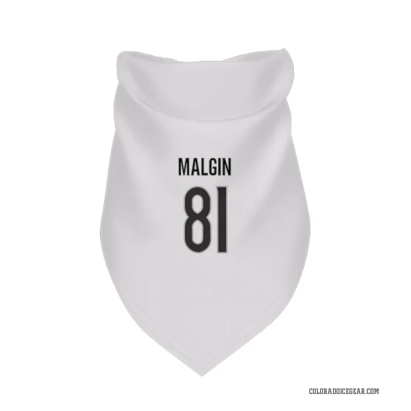 Denis Malgin  White Colorado Avalanche  Cat & Dog Pet Bandana