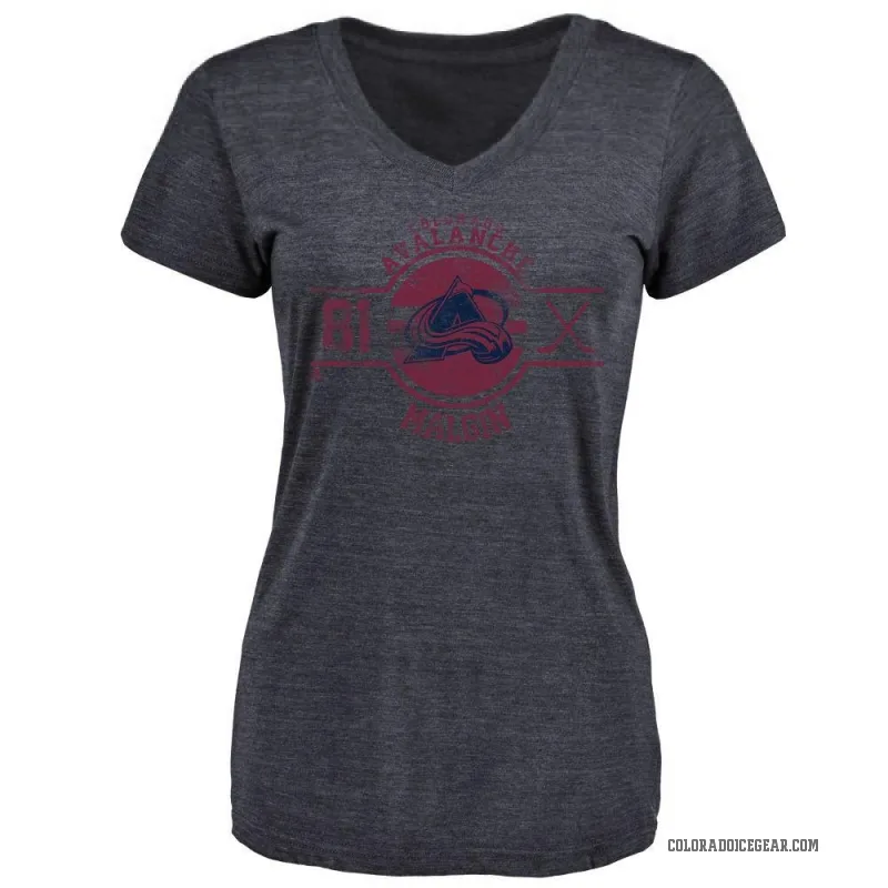 Denis Malgin Women's Navy Colorado Avalanche Insignia T-Shirt -