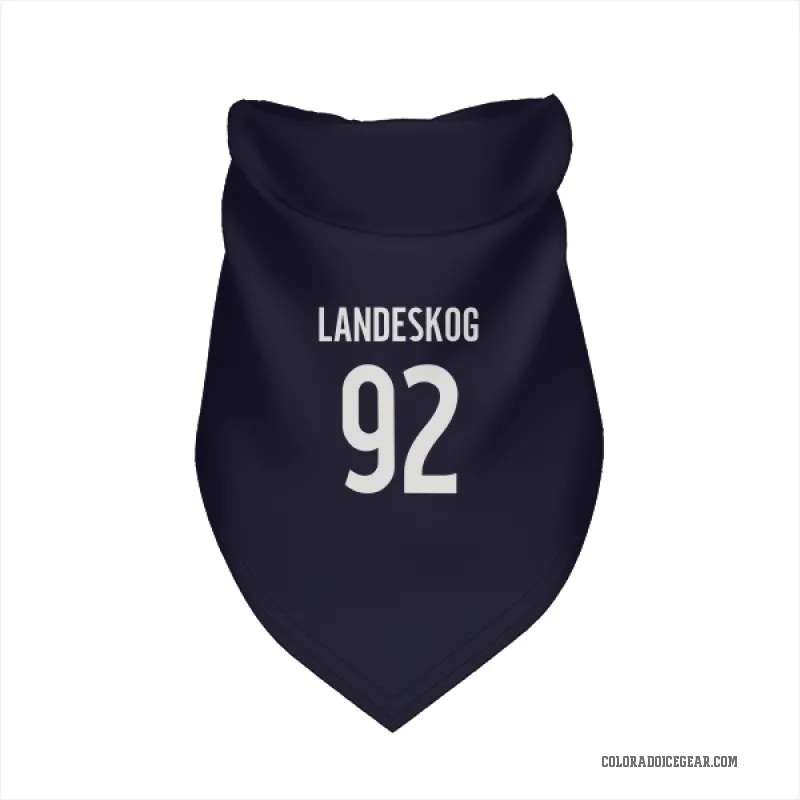 Gabriel Landeskog  Navy Colorado Avalanche  Cat & Dog Pet Bandana
