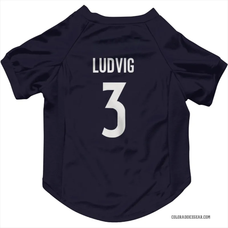 John Ludvig  Navy Colorado Avalanche  Cat & Dog Pet Jersey