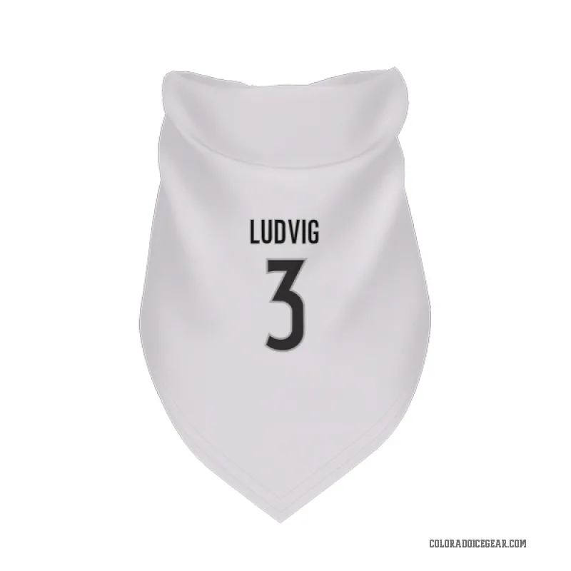 John Ludvig  White Colorado Avalanche  Cat & Dog Pet Bandana