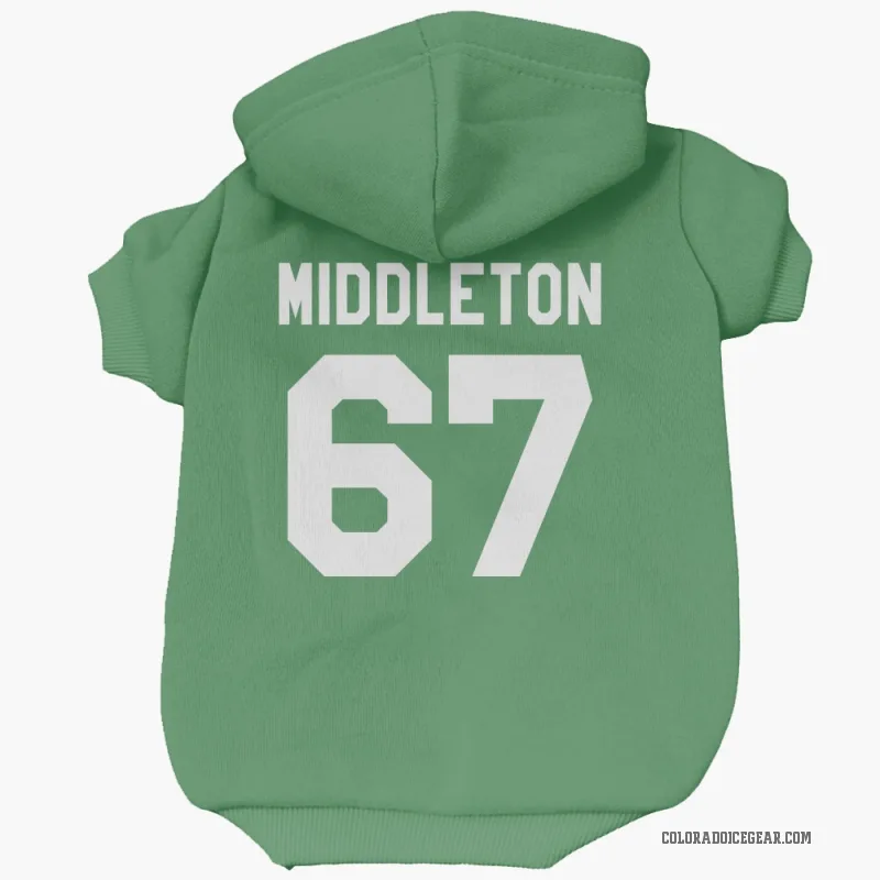 Keaton Middleton  Green Colorado Avalanche  Cat & Dog Pet Hoodie