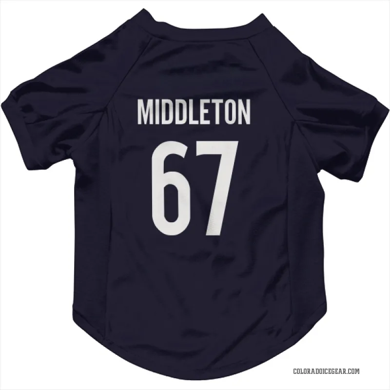 Keaton Middleton  Navy Colorado Avalanche  Cat & Dog Pet Jersey