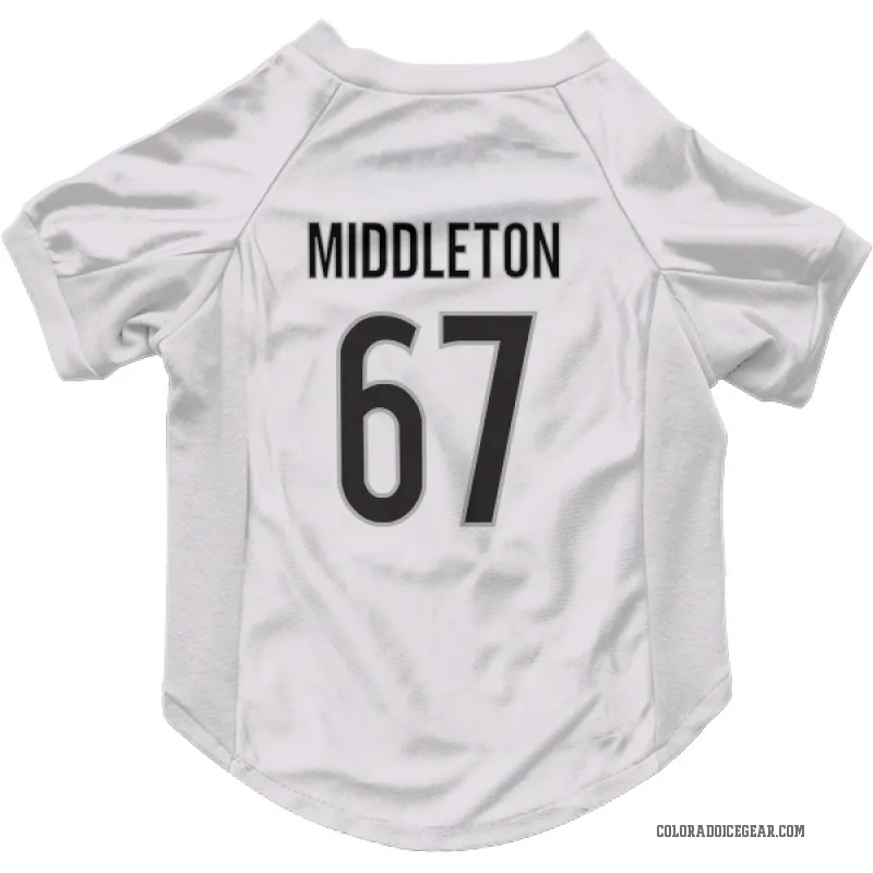 Keaton Middleton  White Colorado Avalanche  Cat & Dog Pet Jersey