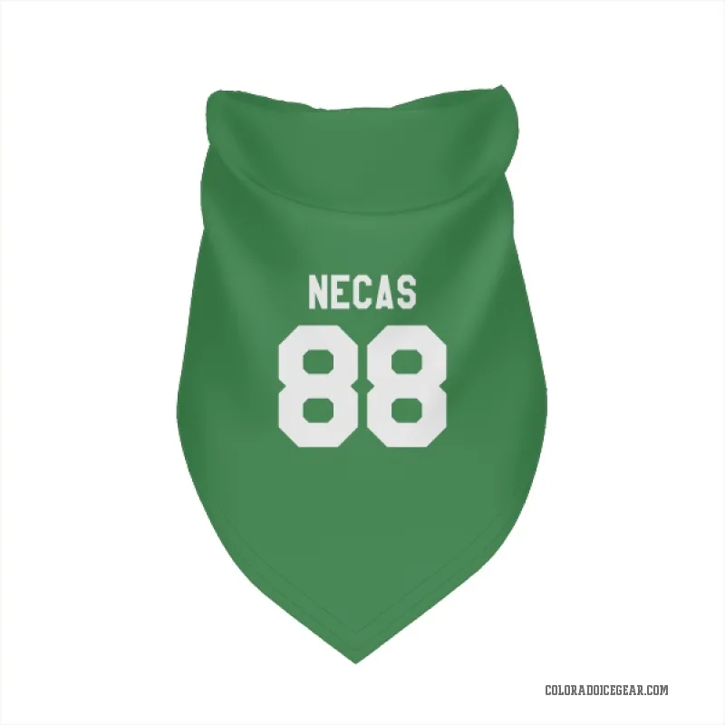 Martin Necas  Green Colorado Avalanche  Cat & Dog Pet Bandana