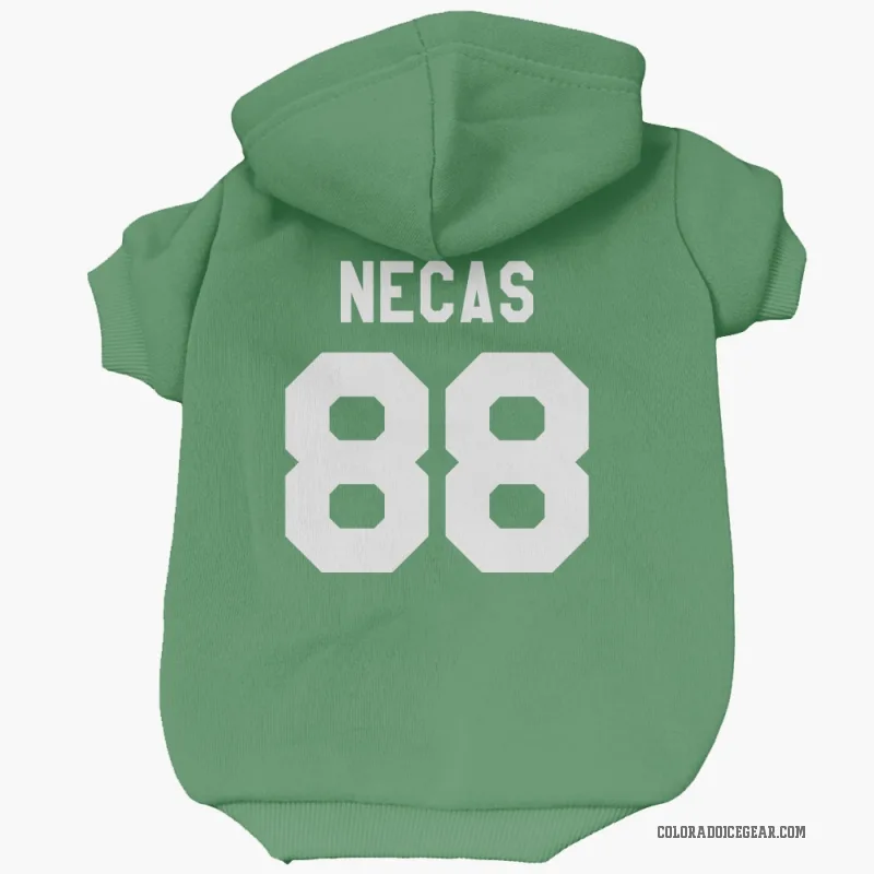 Martin Necas  Green Colorado Avalanche  Cat & Dog Pet Hoodie