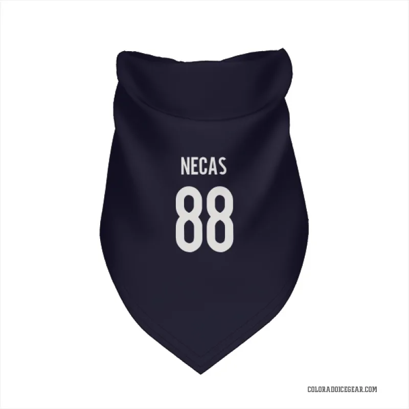 Martin Necas  Navy Colorado Avalanche  Cat & Dog Pet Bandana