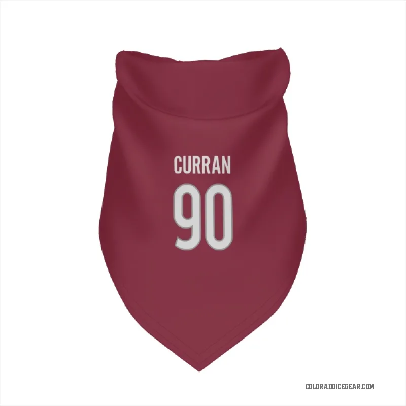 Maxmilian Curran  Colorado Avalanche   Burgundy Cat & Dog Pet Bandana
