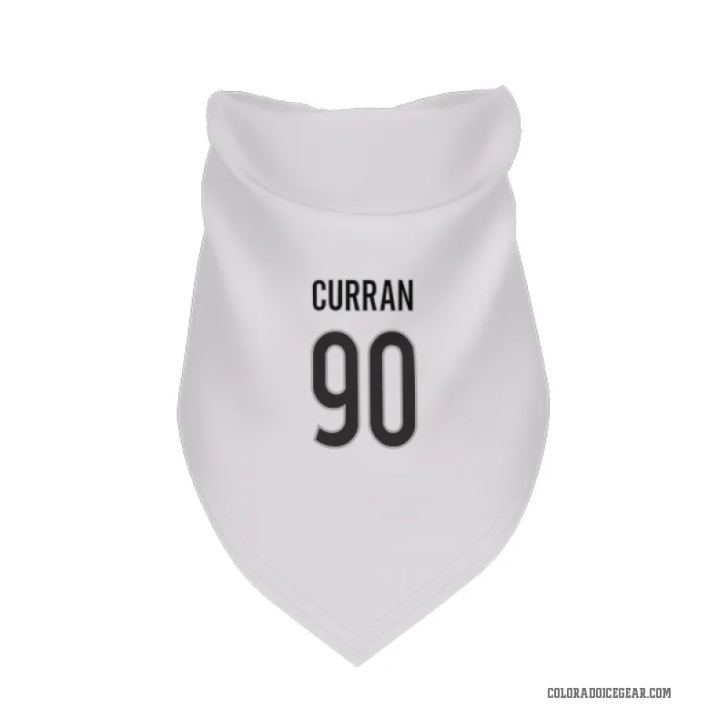 Maxmilian Curran  White Colorado Avalanche  Cat & Dog Pet Bandana