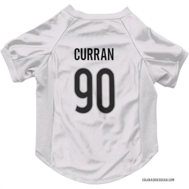 Maxmilian Curran  White Colorado Avalanche  Cat & Dog Pet Jersey
