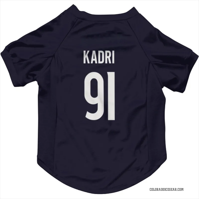 Nazem Kadri  Navy Colorado Avalanche  Cat & Dog Pet Jersey