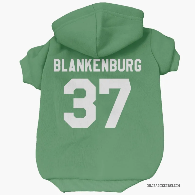Nick Blankenburg  Green Colorado Avalanche  Cat & Dog Pet Hoodie