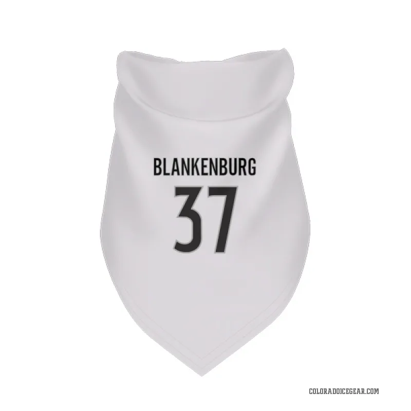 Nick Blankenburg  White Colorado Avalanche  Cat & Dog Pet Bandana