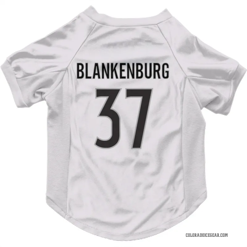 Nick Blankenburg  White Colorado Avalanche  Cat & Dog Pet Jersey