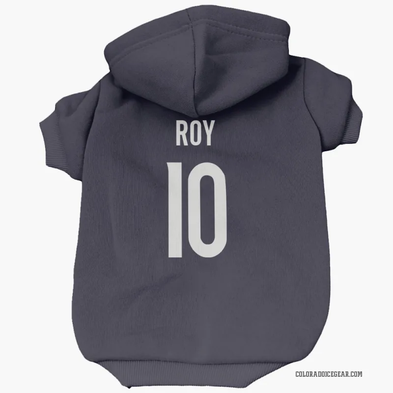 Nicolas Roy  Navy Colorado Avalanche  Cat & Dog Pet Hoodie