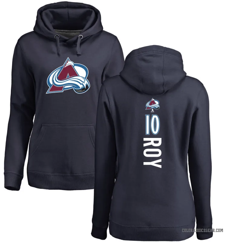 Nicolas Roy Women's Navy Colorado Avalanche Branded Backer Pullover Hoodie