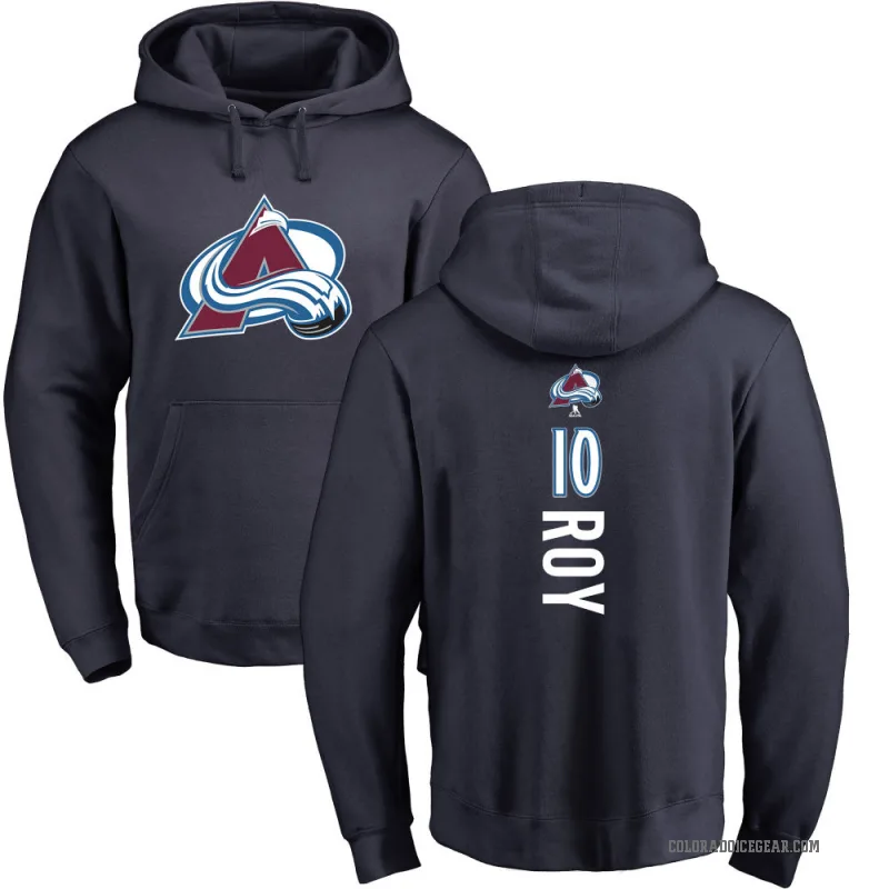Nicolas Roy Youth Navy Colorado Avalanche Branded Backer Pullover Hoodie