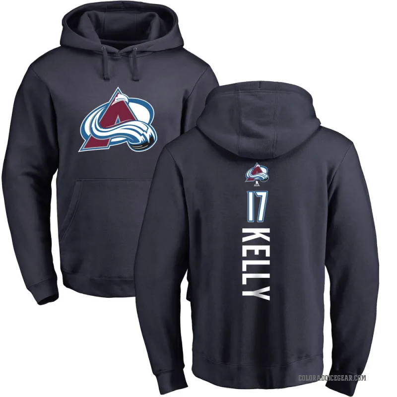 Parker Kelly Youth Navy Colorado Avalanche Branded Backer Pullover Hoodie