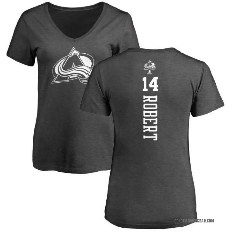 Rene Robert Women's Charcoal Colorado Avalanche One Color Backer T-Shirt -