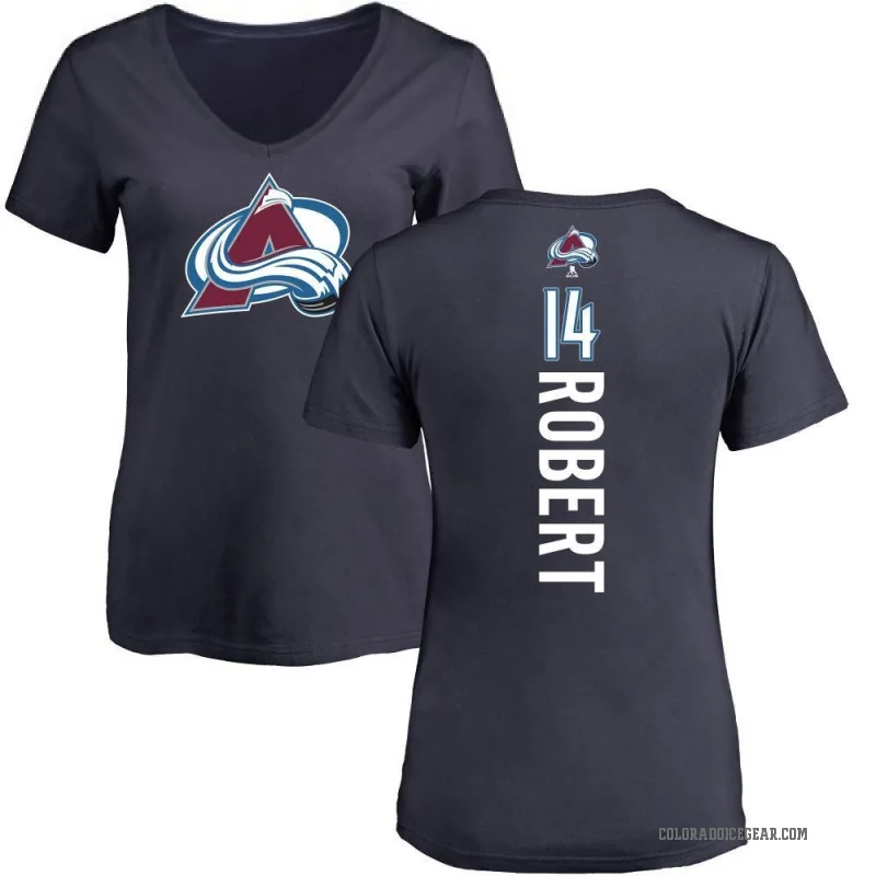 Rene Robert Women's Navy Colorado Avalanche Backer T-Shirt -