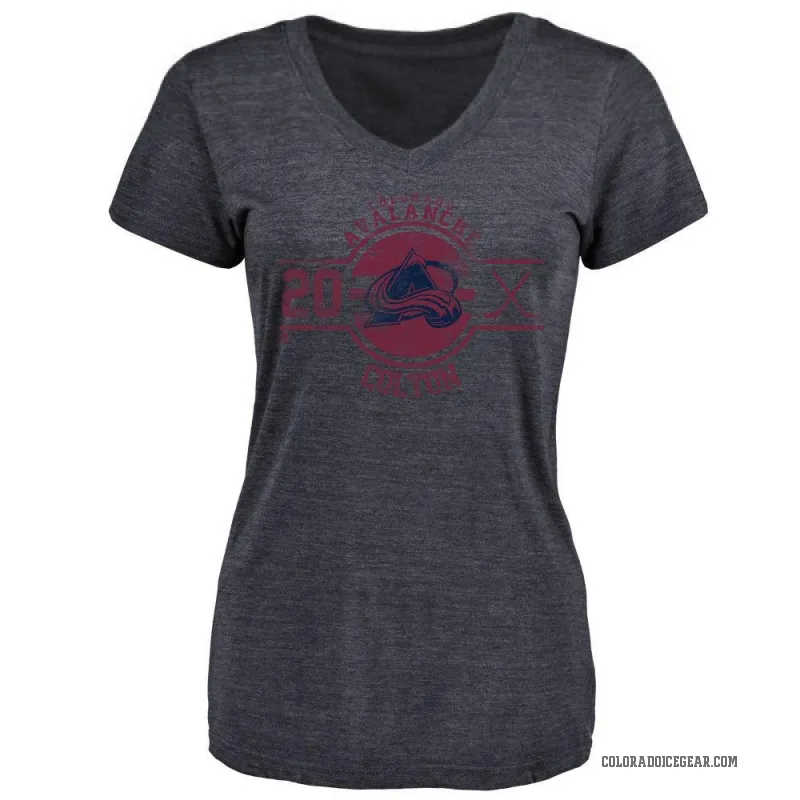 Ross Colton Women's Navy Colorado Avalanche Insignia T-Shirt -