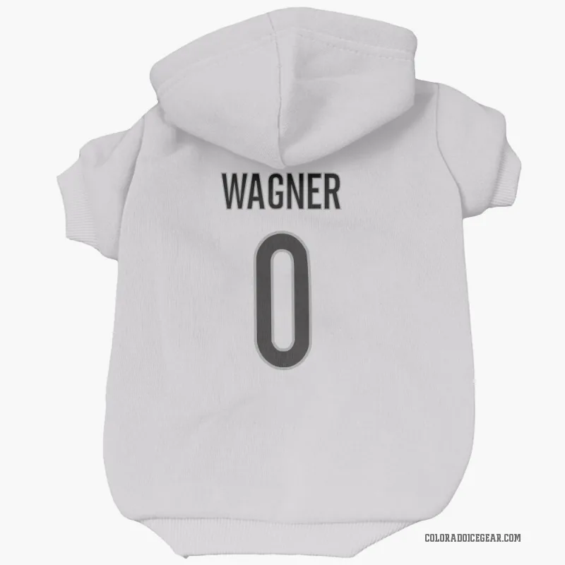 Ryan Wagner  White Colorado Avalanche  Cat & Dog Pet Hoodie
