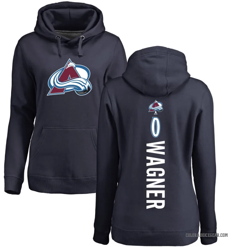 Ryan Wagner Women's Navy Colorado Avalanche Branded Backer Pullover Hoodie