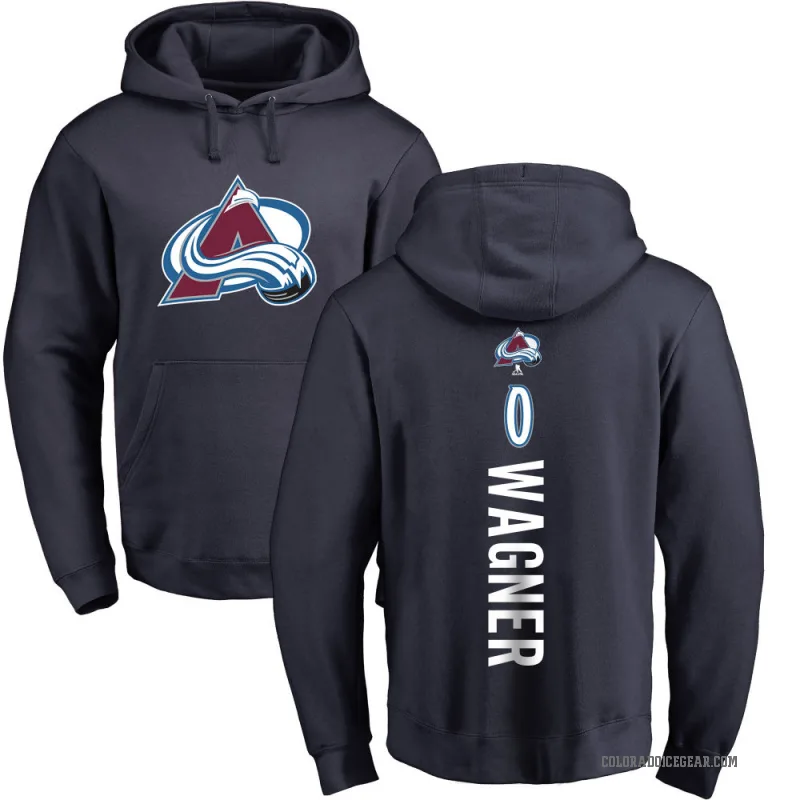 Ryan Wagner Youth Navy Colorado Avalanche Branded Backer Pullover Hoodie