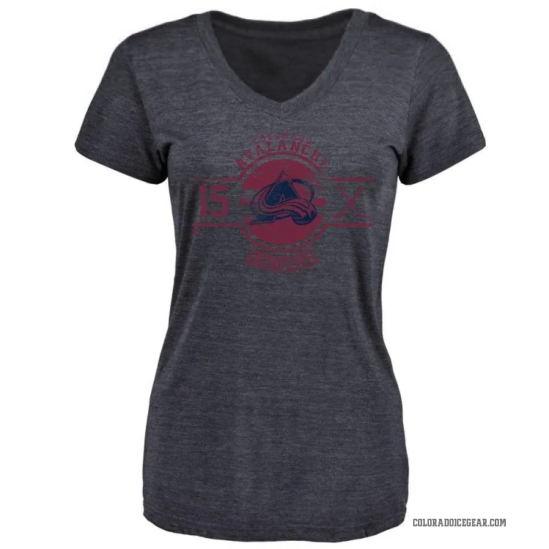 Shane Bowers Women's Navy Colorado Avalanche Insignia T-Shirt -