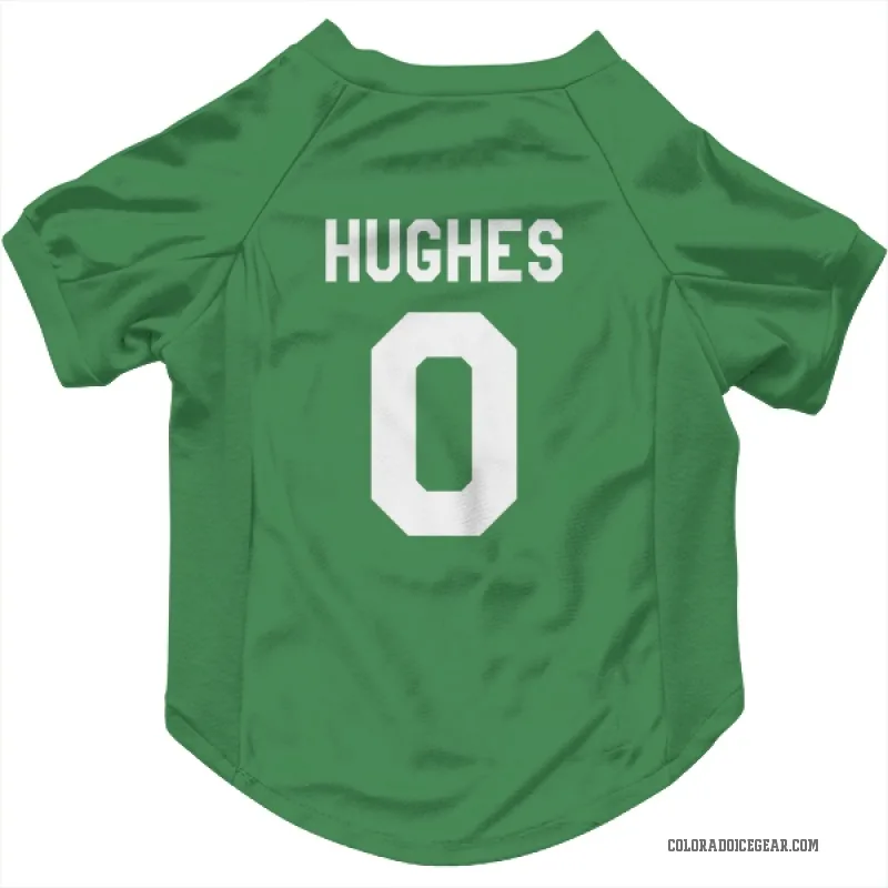 T.J. Hughes  Green Colorado Avalanche  Cat & Dog Pet Jersey