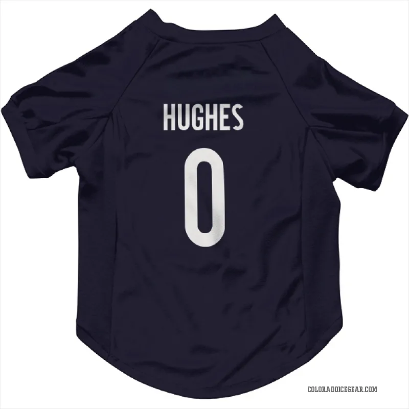 T.J. Hughes  Navy Colorado Avalanche  Cat & Dog Pet Jersey