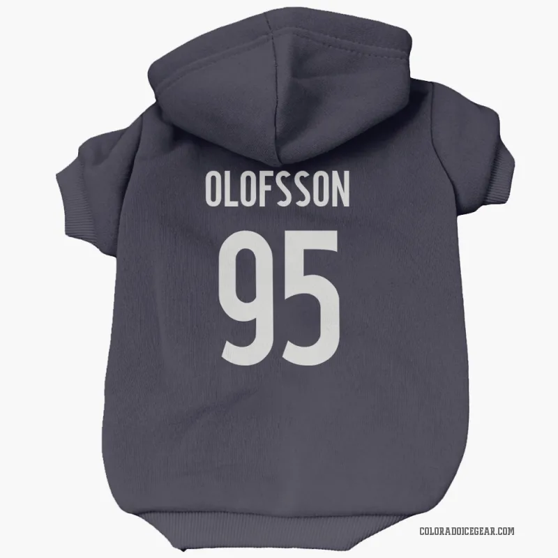 Victor Olofsson  Navy Colorado Avalanche  Cat & Dog Pet Hoodie