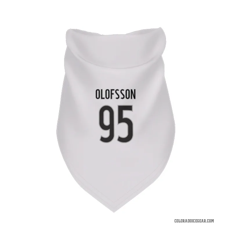 Victor Olofsson  White Colorado Avalanche  Cat & Dog Pet Bandana
