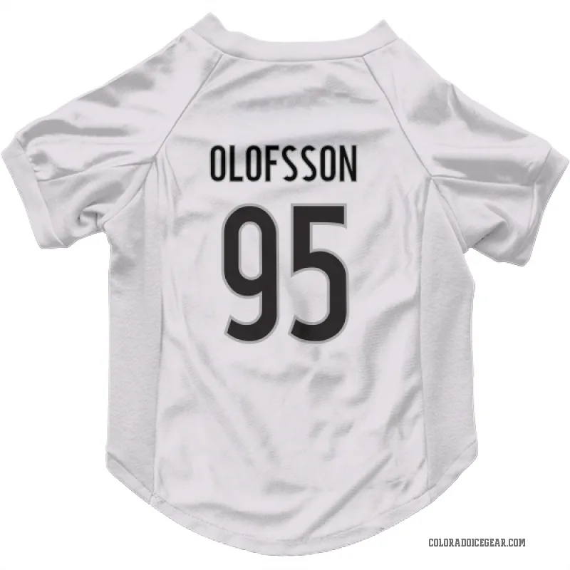 Victor Olofsson  White Colorado Avalanche  Cat & Dog Pet Jersey
